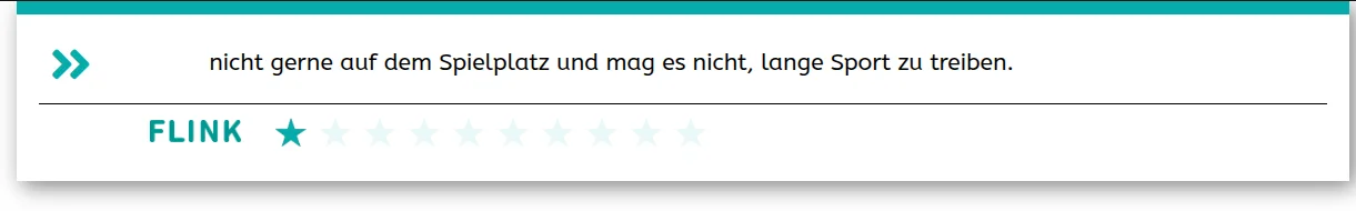 FLINK Leseübung